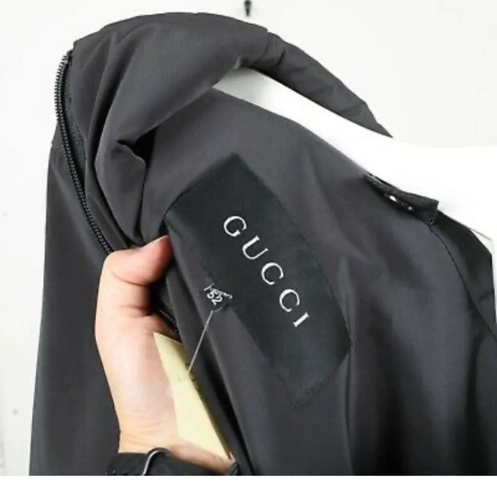 Gucci off‎ center zip up jacket